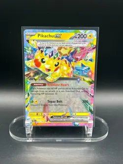 2025 POKEMON SURGING SPARKS PIKACHU 057/191 DOUBLE RARE **FRESH PULL** - Image 1