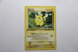 Pokemon Pikachu 1st Edition Jungle 60/64 - Non Holo - LP - 1999 WOTC Red Cheeks - Image 1
