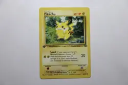 Pokemon Pikachu 1st Edition Jungle 60/64 - Non Holo - LP - 1999 WOTC Red Cheeks - Image 2