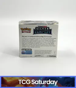 2021 POKEMON SWORD & SHIELD SILVER TEMPEST BOOSTER BOX SEALED - Image 2