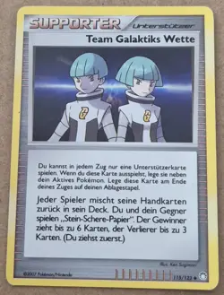 Pokemon Trading Geheimnisvolle Schatze Nr. 115/123 Team Galaktis Wette deutsch - Image 1