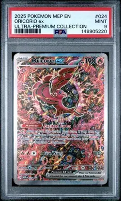 Oricorio EX *PSA 9* Full Art *Phantasmal Flames UPC Promo* #24 * Pokemon - Image 1