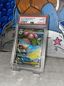2025 Pokemon Meg En-Mega Evolution #155 Mega Venusaur Ex Ultra Rare PSA 10 - Image 4