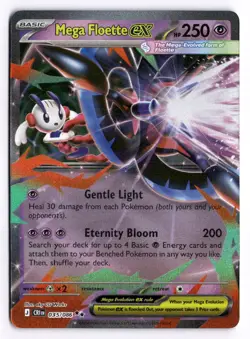 Mega Floette ex 035/086 ME04: Chaos Rising Double Rare Pokemon - Image 1