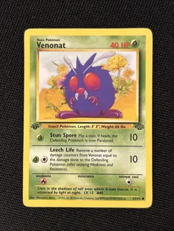 Pokemon Venonat 63/64 (1st Edition) Jungle *Near Mint* - Image 1