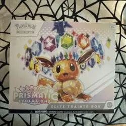 Pokemon Prismatic Evolutions ETB Elite Trainer Box Brand New Factory Sealed - Image 1