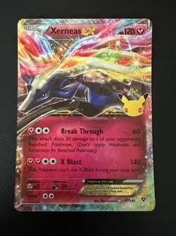 Pokemon Celebrations Xerneas EX 97/146 Holo NM - Image 1