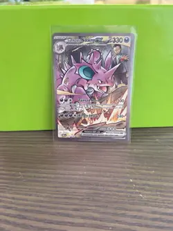Pokemon TCG Team Rockets Nidoking EX 233/182 Destined Rivals Near Mint Condition - Image 1
