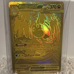 Mega Dragonite EX 295/217 Secret Rare Foil Full Art Pokemon TCG Evolutions - Image 1