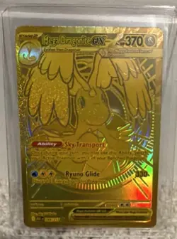 Mega Dragonite EX 295/217 Secret Rare Foil Full Art Pokemon TCG Evolutions - Image 2