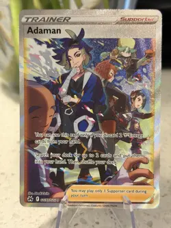 Adaman GG57/GG70 (Galarian Gallery) Pokemon TCG Crown Zenith - NM - Image 1