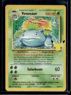2021 Pokemon SWSH Celebrations Venusaur Classic #15/102 - Image 1