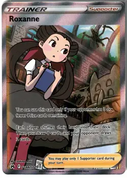 Roxanne GG66/GG70 Ultra Rare Crown Zenith Galarian Gallery Pokemon NM - Image 1