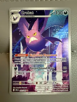 Pokemon TCG Crobat 093/086 Crimson Invasion Holo Rare Stage 2 HP 130 English - Image 1
