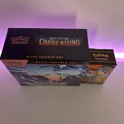 Pokemon TCG: Chaos Rising ETB and Booster Bundle Factory Sealed In hand - Image 2