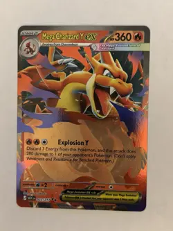 Mega Charizard Y ex 022/217 Ascended Heroes Pokemon TCG - Image 1