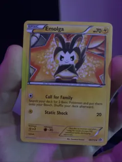 Pokemon Emolga Legendary Treasures Regular Uncommon 49/113 70 HP English TCG - Image 1