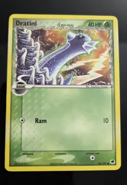 POKEMON DRATINI 46/101 DRAGON FRONTIERS COMMON BASIC 40HP REGULAR ENGLISH - Image 1