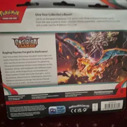 Pokemon TCG Scarlet & Violet Obsidian Flames Booster blister Eevee Promo - Image 2