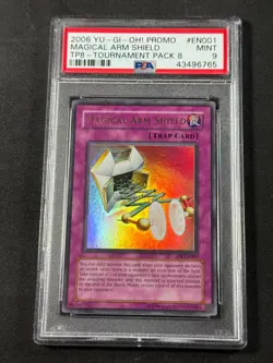 Yugioh PSA 9 Magical Arm Shield TP8-EN001 Ultra Rare - Image 1