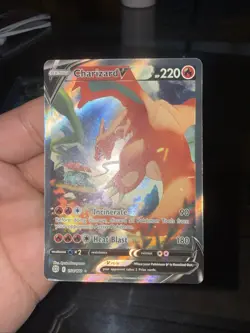 Pokemon TCG Charizard v Card 154/172 Sword & Shield Brilliant Stars Nm/Mint - Image 1