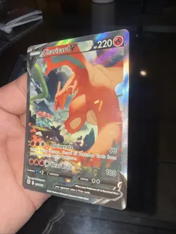Pokemon TCG Charizard v Card 154/172 Sword & Shield Brilliant Stars Nm/Mint - Image 2