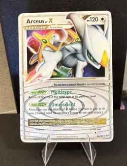 Arceus Lv. X 94/99 Ultra Rare Pokemon Card - Platinum Arceus Set - 2009 -MP - Image 1