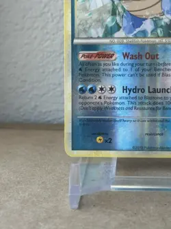 Pokemon Unleashed Blastoise HS 13/95 Reverse Holo Rare Card 2010 LP++ - Image 4
