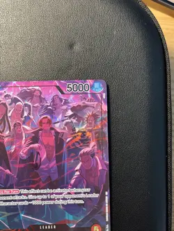 OP09-001 Shanks (2nd Anniversary Leader Alt) ONE PIECE Card TCG NM English - Image 4