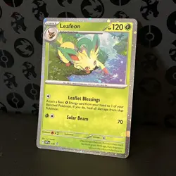 Pokemon Leafeon - (Cosmos Holo) Promo SV: Scarlet & Violet Promo Cards 170 NM - Image 1