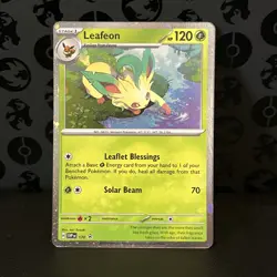 Pokemon Leafeon - (Cosmos Holo) Promo SV: Scarlet & Violet Promo Cards 170 NM - Image 2