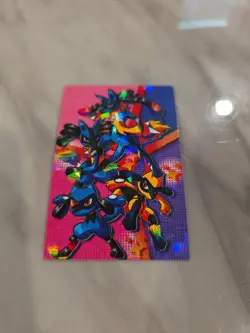 Pokemon Lucario Riolu Cracked Ice Holo Team Rocket Card Database Set Peru - Image 2