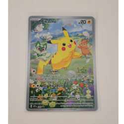 Pokemon TCG Pikachu 088 Scarlet & Violet Promo Holo Card English 2024 - Image 1