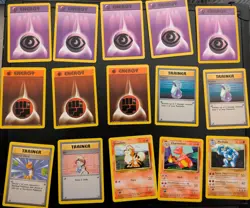 Vintage Pokemon 1999 Card Lot - 60 cards - Rare Base Set, Jungle & Fossil - Image 3