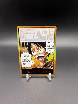 DON!! Card (Luffy) (Gold) Adventure on Kami's Island Foil - Image 1