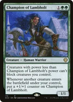 ~ Champion of Lambholt ~ NM ~ Commander 2022 Starter Decks ~ MTG ~ - Image 1