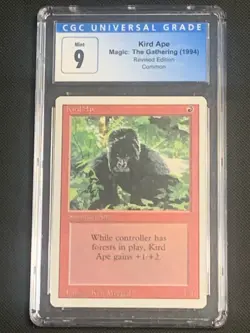 1994 Magic: The Gathering - Revised(3rd) - KIRD APE - Common - CGC MINT 9 - Image 1