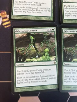 4x Gelatinous Genesis (183) Rise of the Eldrazi LP MTG Magic Gathering x4 - Image 2