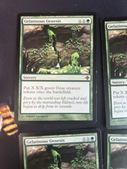 4x Gelatinous Genesis (183) Rise of the Eldrazi LP MTG Magic Gathering x4 - Image 4