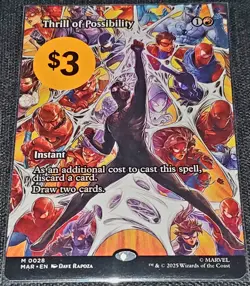 Thrill of Possibility Borderless - Mythic - Marvel Universe Eternal-Legal MTG - Image 1