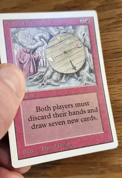 MTG Wheel of Fortune, Unlimited Edition, Lightly Played Condition - Image 5