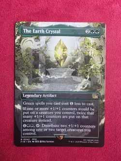 MTG Final Fantasy The Earth Crystal (Borderless) Regular 0342 - Image 1