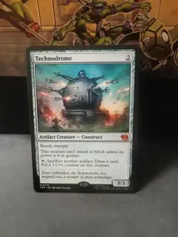 Wizards of the Coast MTG TMNT Technodrome Artifact Creature 3/3 0179 EN - Image 1