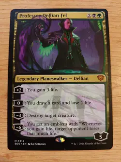 Professor Dellian Fel - 0214 (Secrets of Strixhaven) - Near Mint NM - Mythic - Image 1