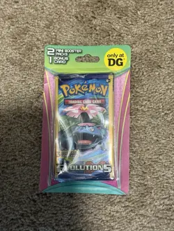 Pokemon Evolutions Sealed 2 Pack Mini Blister Dollar General Venusaur Sealed - Image 1
