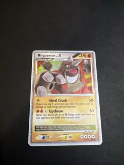 Rhyperior LV.X DP29 Diamond and Pearl Holo LP Pokemon TCG - Image 1