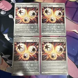 Pokemon reverse Holo IGNITION ENERGY 086/086 - White Flare - - NM 4X Playset - Image 1