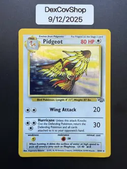 Pokemon TCG Pidgeot Jungle 8/64 Holo MP Jungle set Holo - Image 1