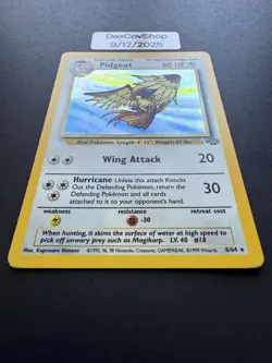 Pokemon TCG Pidgeot Jungle 8/64 Holo MP Jungle set Holo - Image 3
