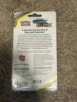Pokemon TCG - Sun & Moon Cosmic Eclipse Single Booster Blister Pack (Terrakion - Image 2
